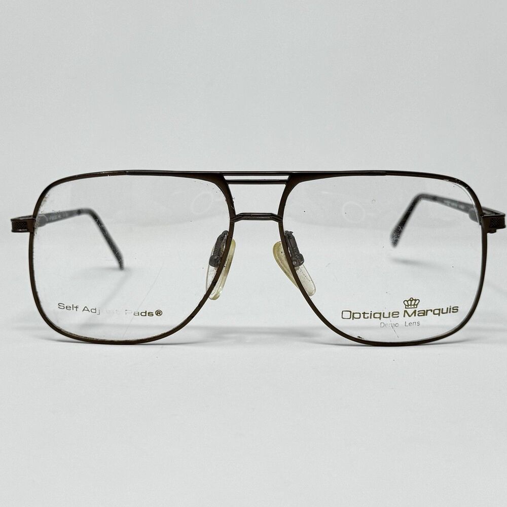 Vintage Optique Marquis VL-9 Deluxe 18KHGP Frames 58-18-140 New Old Stock